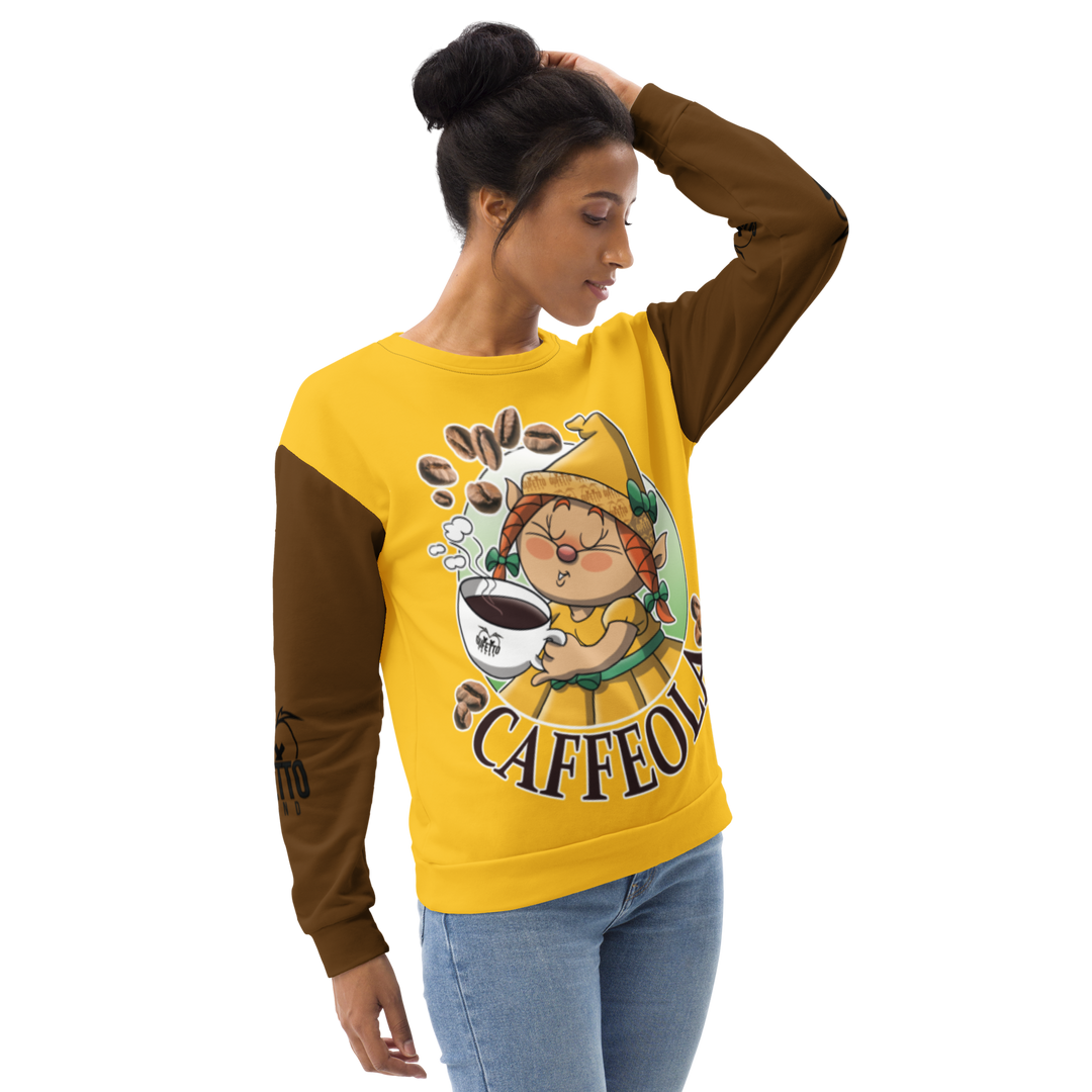 Felpa unisex Uomo/Donna CAFFEOLA - Gufetto Brand 