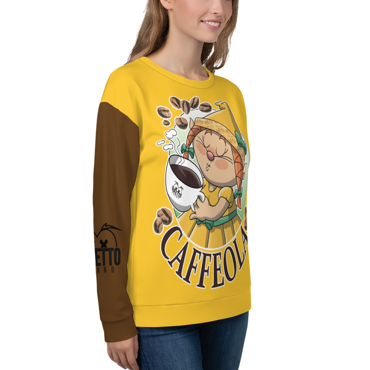 Felpa unisex Uomo/Donna CAFFEOLA - Gufetto Brand 