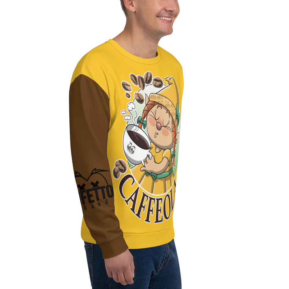 Felpa unisex Uomo/Donna CAFFEOLA - Gufetto Brand 