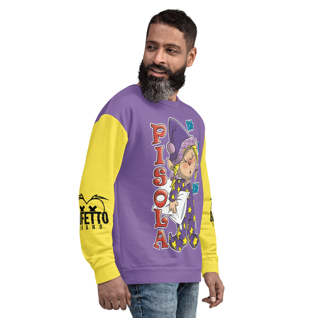 Felpa unisex Uomo/Donna PISOLA - Gufetto Brand 