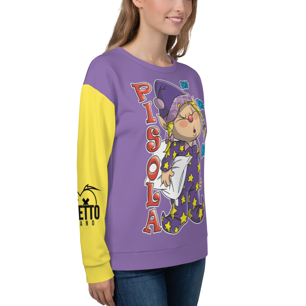 Felpa unisex Uomo/Donna PISOLA - Gufetto Brand 