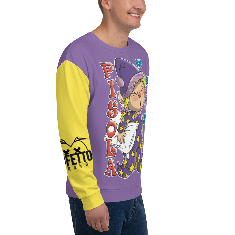 Felpa unisex Uomo/Donna PISOLA - Gufetto Brand 