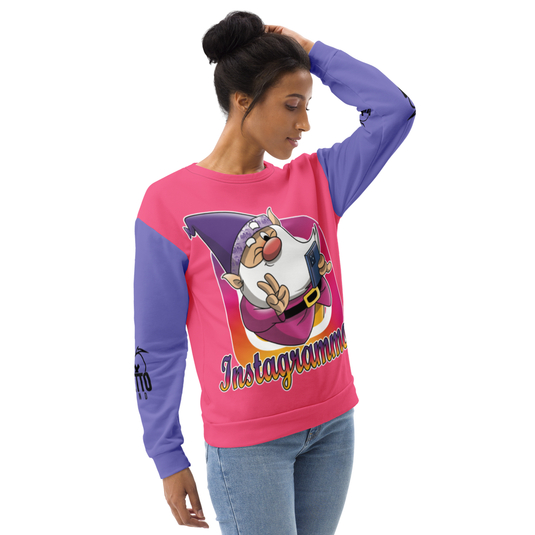 Felpa unisex Uomo/Donna INSTAGRAMMOLO - Gufetto Brand 