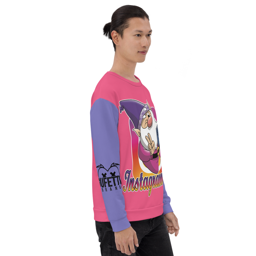 Felpa unisex Uomo/Donna INSTAGRAMMOLO - Gufetto Brand 