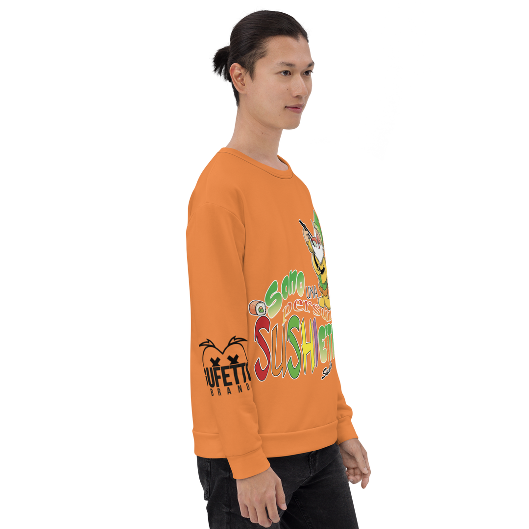 Felpa unisex Uomo/Donna SUSHIETTIBILE - Gufetto Brand 