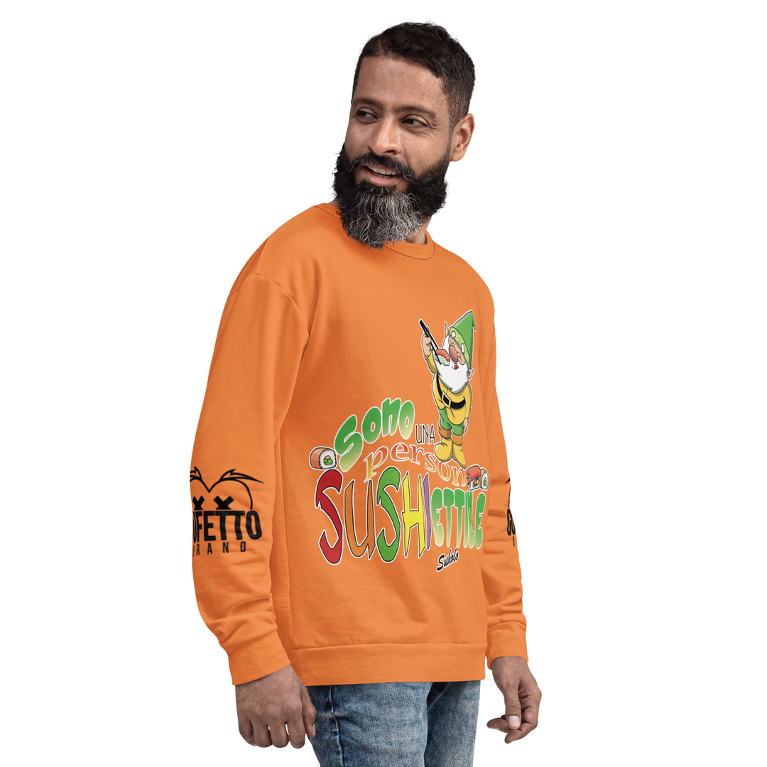 Felpa unisex Uomo/Donna SUSHIETTIBILE - Gufetto Brand 