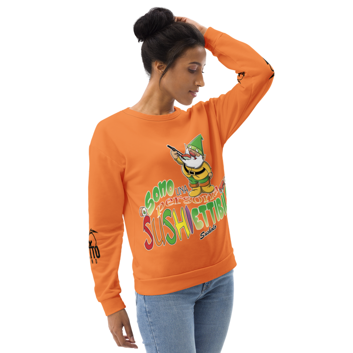 Felpa unisex Uomo/Donna SUSHIETTIBILE - Gufetto Brand 