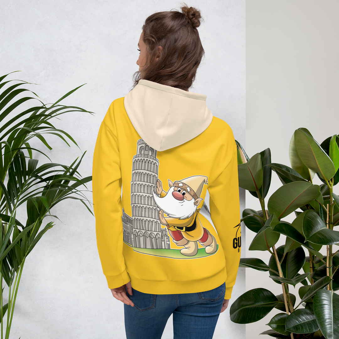 Felpa con cappuccio Unisex Uomo/Donna PISOLO - Gufetto Brand 