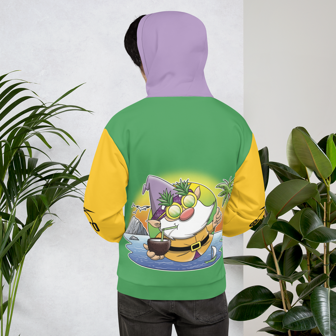 Felpa con cappuccio Unisex Uomo/Donna IBIZOLO - Gufetto Brand 