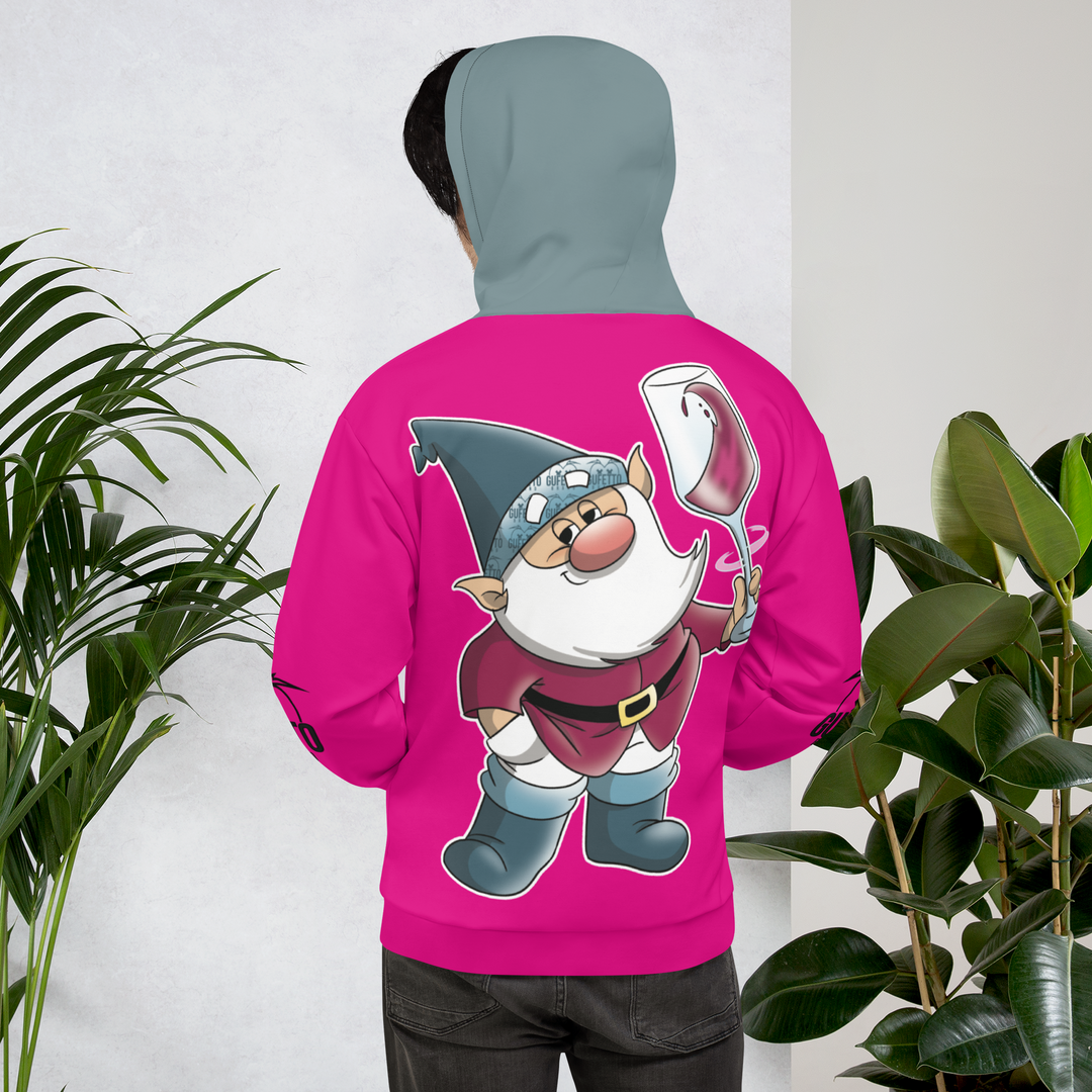 Felpa con cappuccio Unisex Uomo/Donna VINOLO - Gufetto Brand 