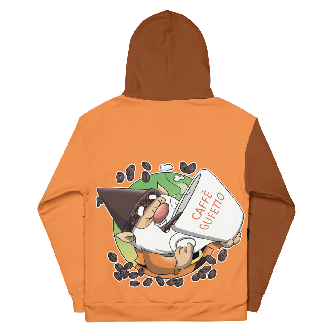 Felpa con cappuccio Uomo/Donna CAFFEOLO 2 - Gufetto Brand 
