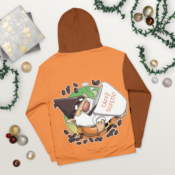 Felpa con cappuccio Uomo/Donna CAFFEOLO 2 - Gufetto Brand 