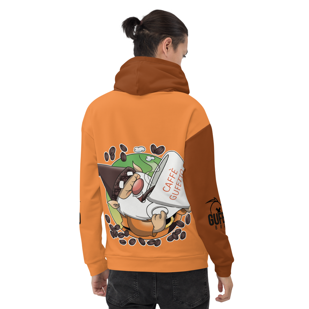 Felpa con cappuccio Uomo/Donna CAFFEOLO 2 - Gufetto Brand 