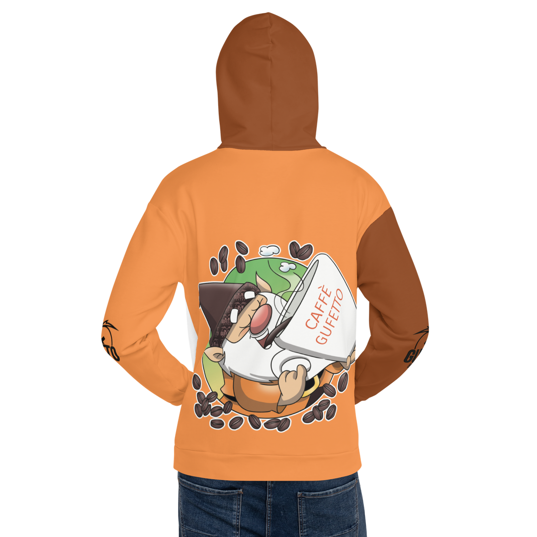 Felpa con cappuccio Uomo/Donna CAFFEOLO 2 - Gufetto Brand 
