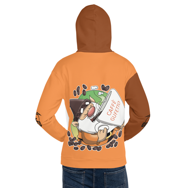 Felpa con cappuccio Uomo/Donna CAFFEOLO 2 - Gufetto Brand 