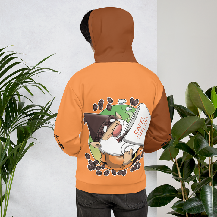 Felpa con cappuccio Uomo/Donna CAFFEOLO 2 - Gufetto Brand 