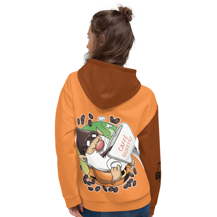 Felpa con cappuccio Uomo/Donna CAFFEOLO 2 - Gufetto Brand 