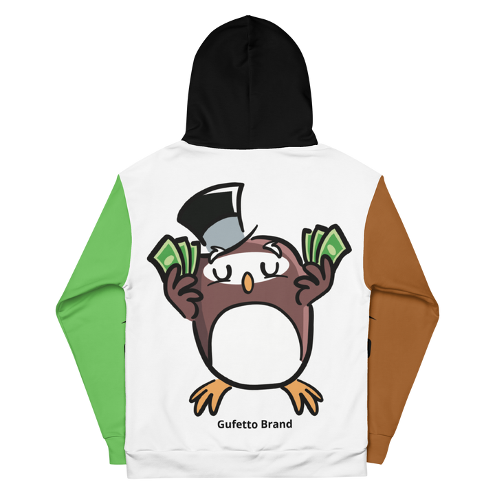 Felpa con cappuccio Uomo/Donna GUFETTO SOLDI - Gufetto Brand 