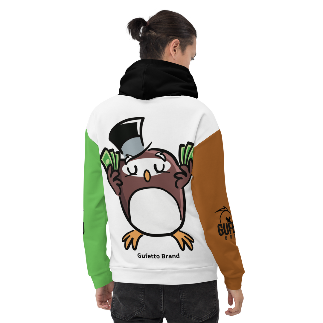Felpa con cappuccio Uomo/Donna GUFETTO SOLDI - Gufetto Brand 