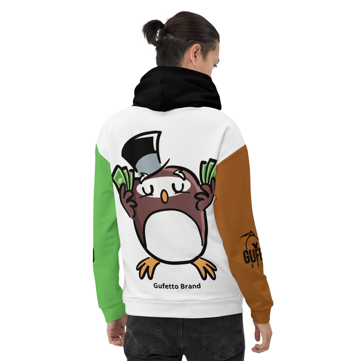 Felpa con cappuccio Uomo/Donna GUFETTO SOLDI - Gufetto Brand 