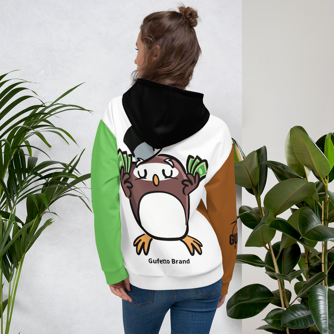 Felpa con cappuccio Uomo/Donna GUFETTO SOLDI - Gufetto Brand 