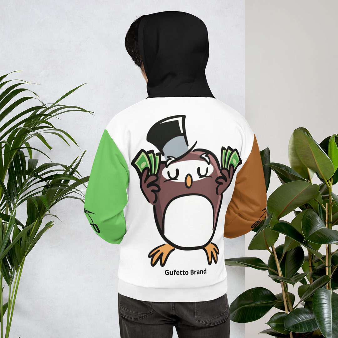 Felpa con cappuccio Uomo/Donna GUFETTO SOLDI - Gufetto Brand 