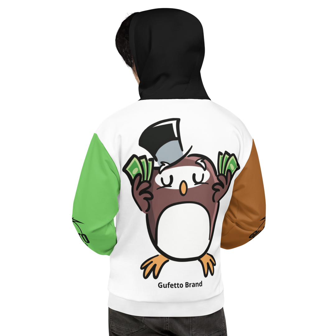 Felpa con cappuccio Uomo/Donna GUFETTO SOLDI - Gufetto Brand 