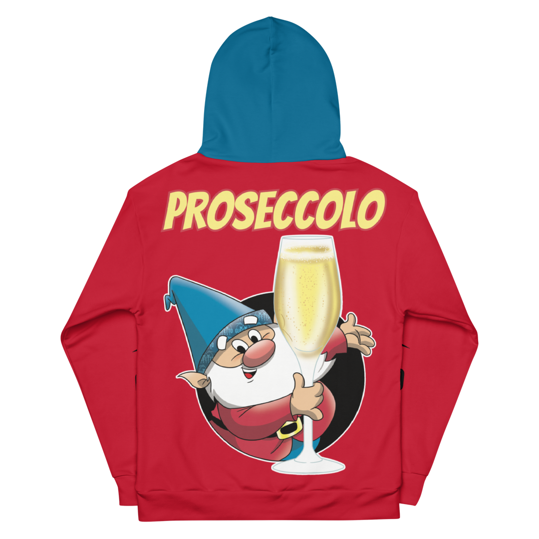 Felpa con cappuccio Uomo/Donna PROSECCOLO NEW - Gufetto Brand 