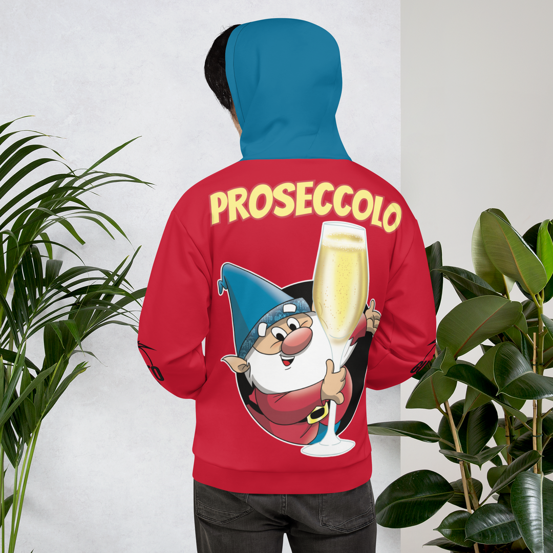 Felpa con cappuccio Uomo/Donna PROSECCOLO NEW - Gufetto Brand 