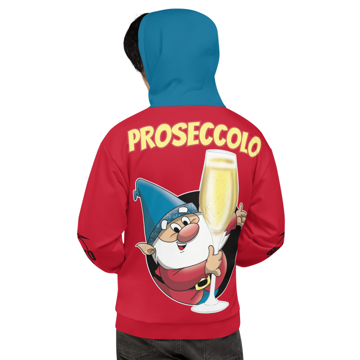 Felpa con cappuccio Uomo/Donna PROSECCOLO NEW - Gufetto Brand 