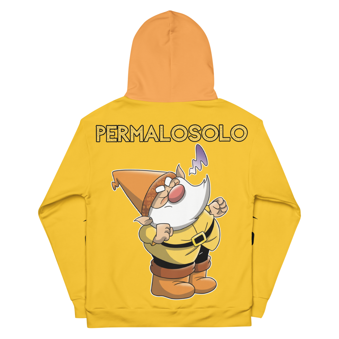 Felpa con cappuccio Uomo/Donna PERMALOSOLO - Gufetto Brand 