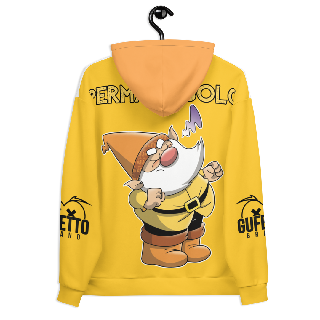 Felpa con cappuccio Uomo/Donna PERMALOSOLO - Gufetto Brand 