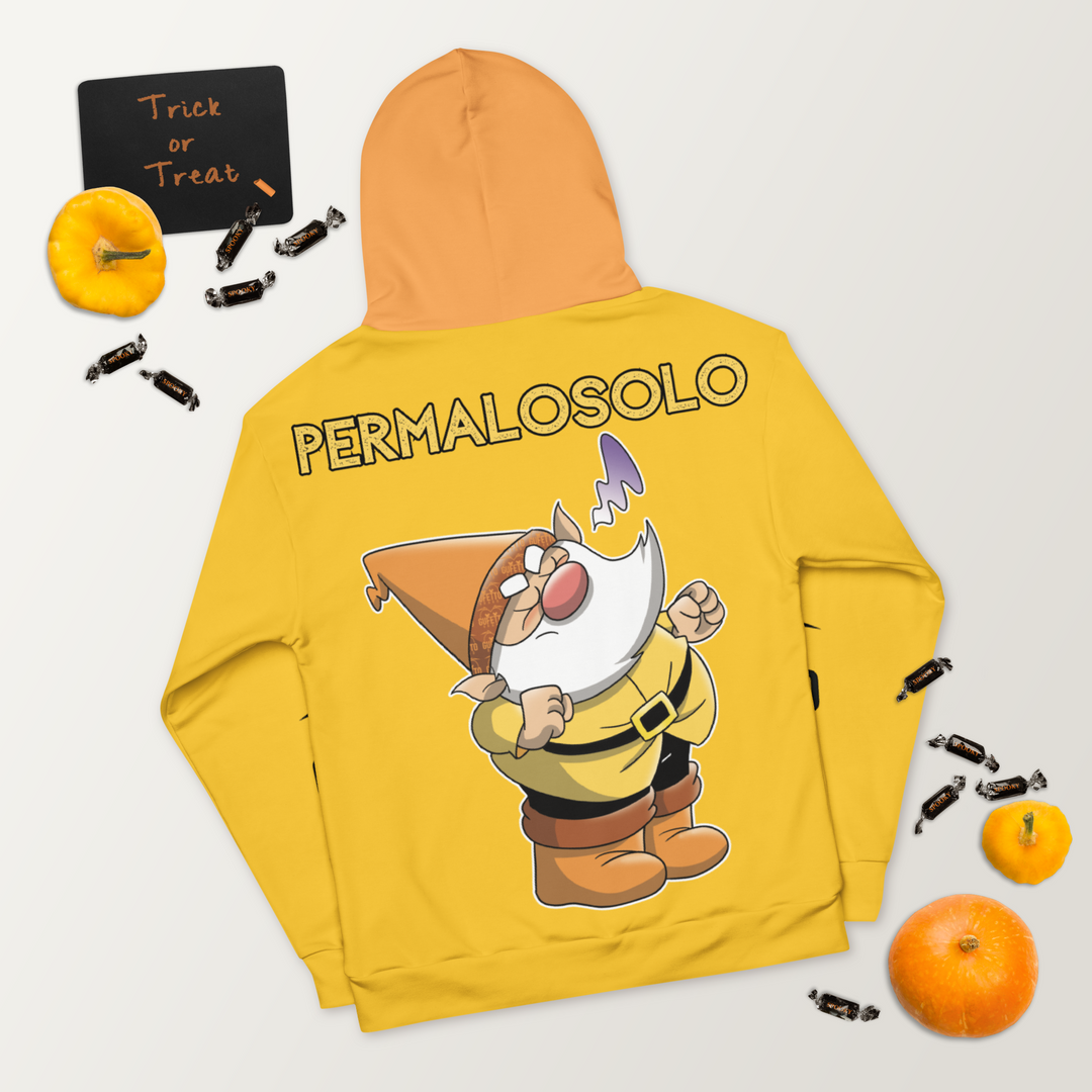 Felpa con cappuccio Uomo/Donna PERMALOSOLO - Gufetto Brand 