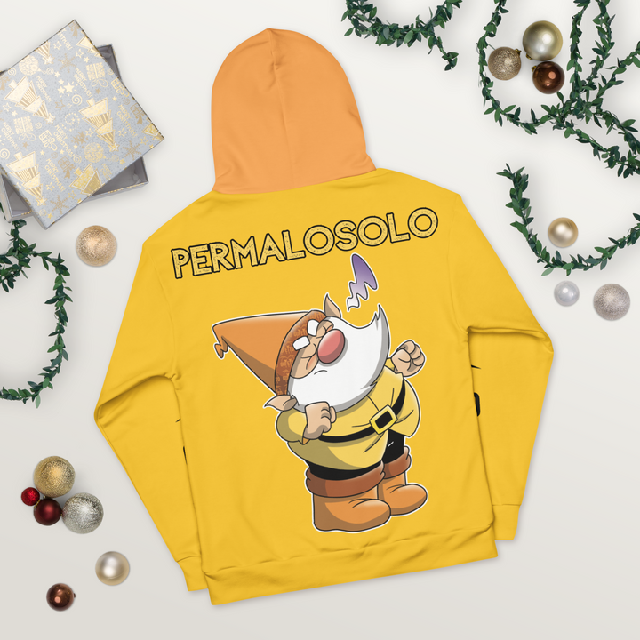 Felpa con cappuccio Uomo/Donna PERMALOSOLO - Gufetto Brand 