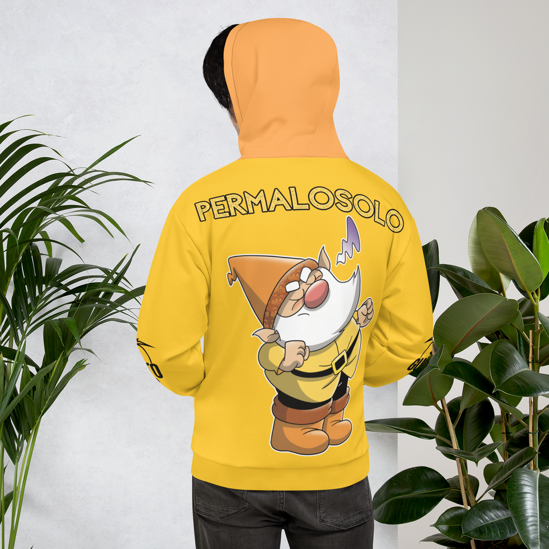 Felpa con cappuccio Uomo/Donna PERMALOSOLO - Gufetto Brand 