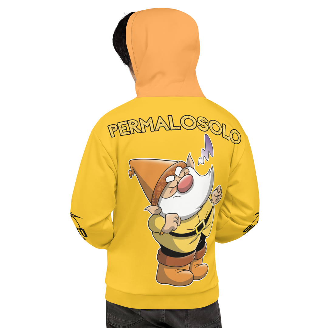 Felpa con cappuccio Uomo/Donna PERMALOSOLO - Gufetto Brand 