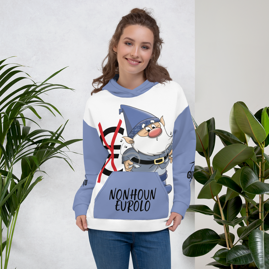 Felpa con cappuccio Uomo/Donna NONHOUNEUROLO - Gufetto Brand 