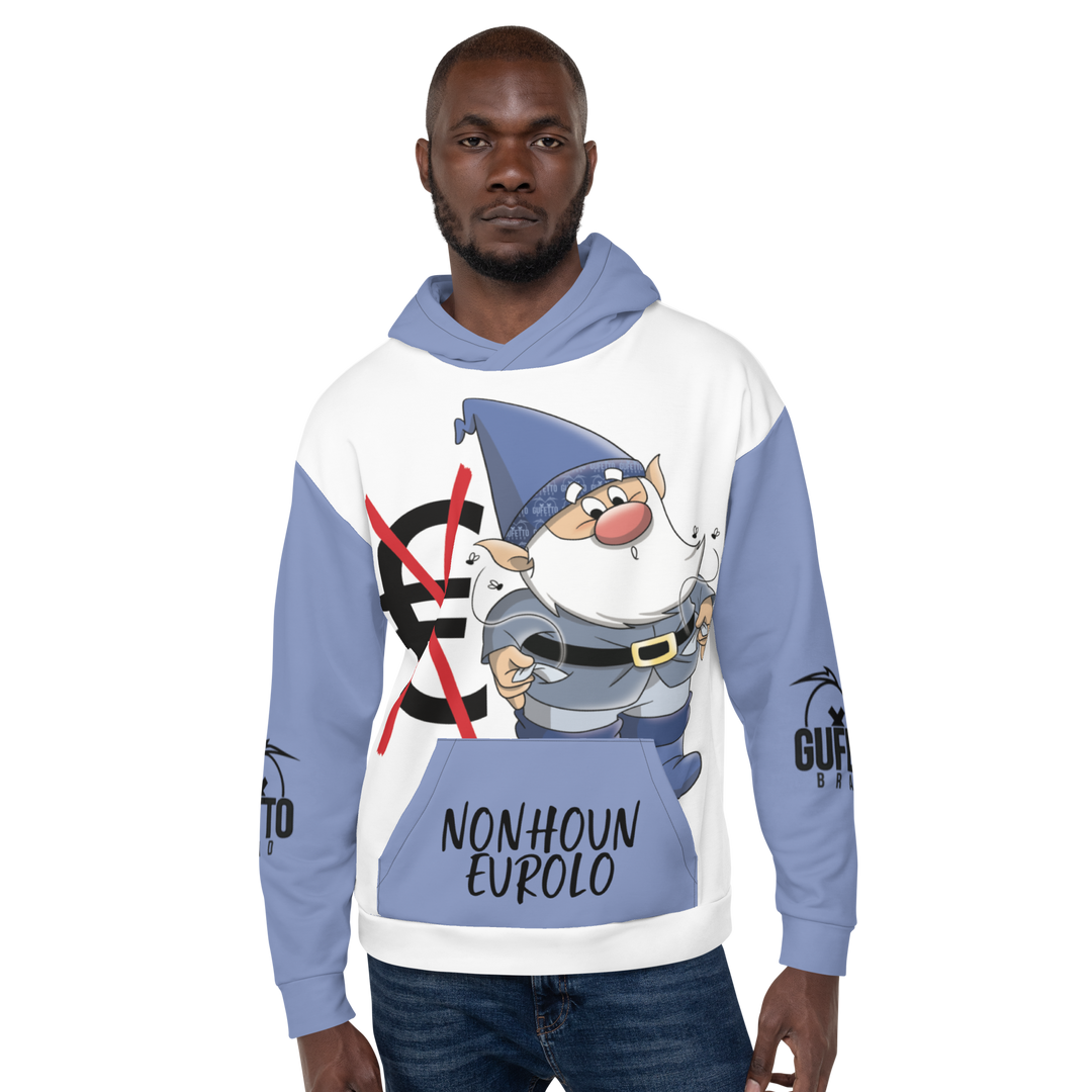 Felpa con cappuccio Uomo/Donna NONHOUNEUROLO - Gufetto Brand 