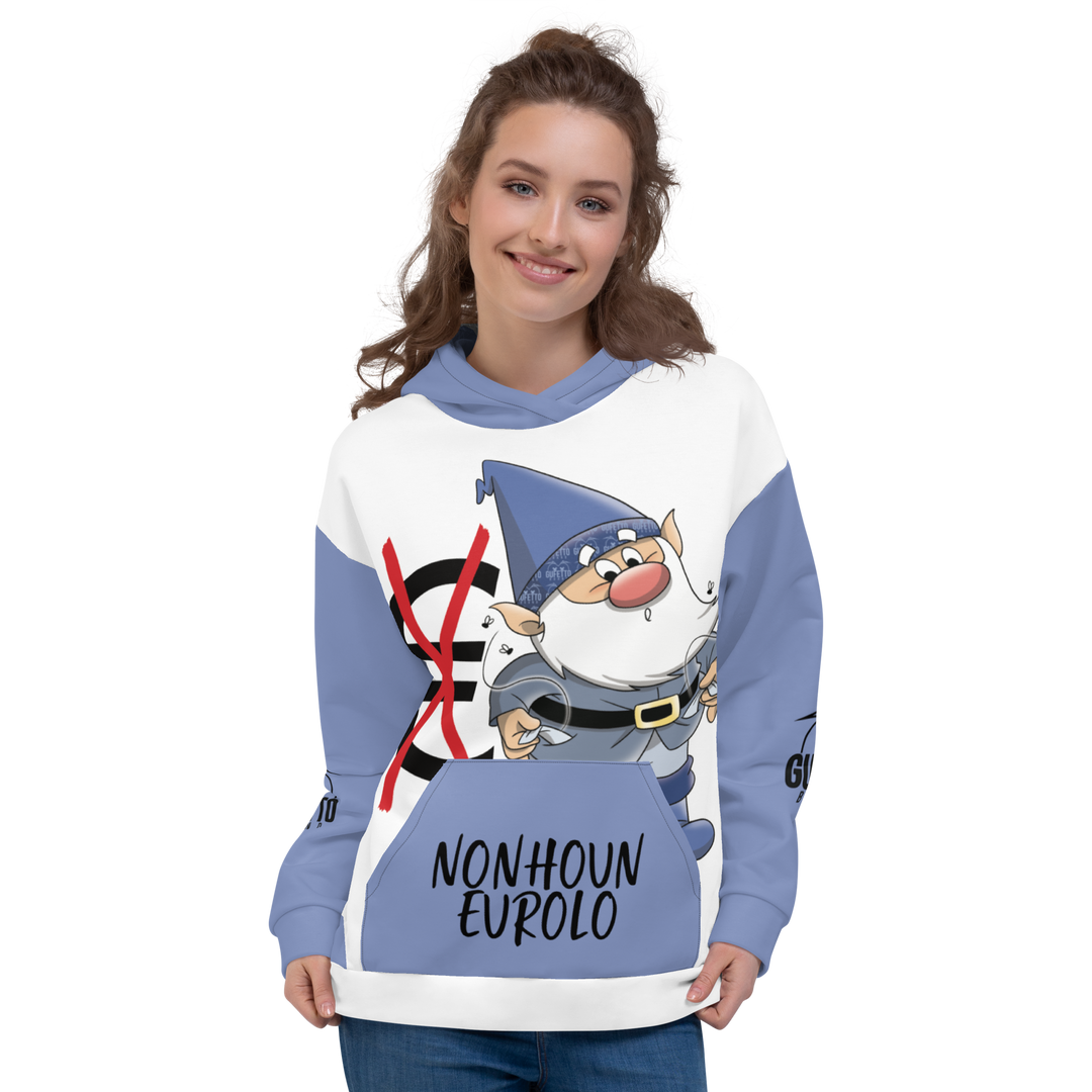 Felpa con cappuccio Uomo/Donna NONHOUNEUROLO - Gufetto Brand 