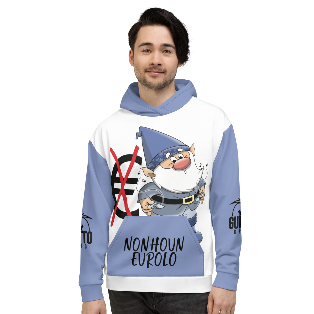 Felpa con cappuccio Uomo/Donna NONHOUNEUROLO - Gufetto Brand 