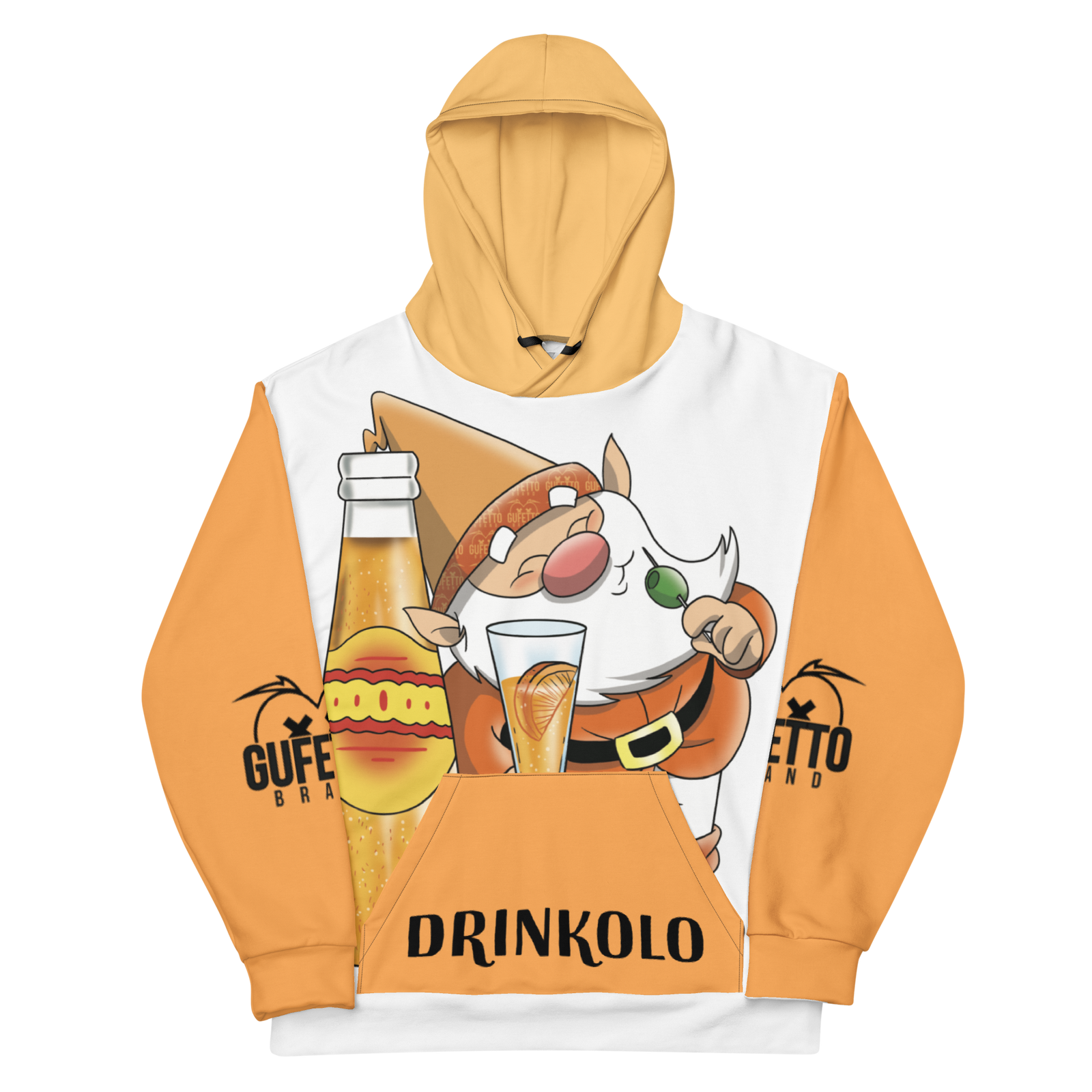 Felpa con cappuccio Uomo/Donna DRINKOLO - Gufetto Brand 