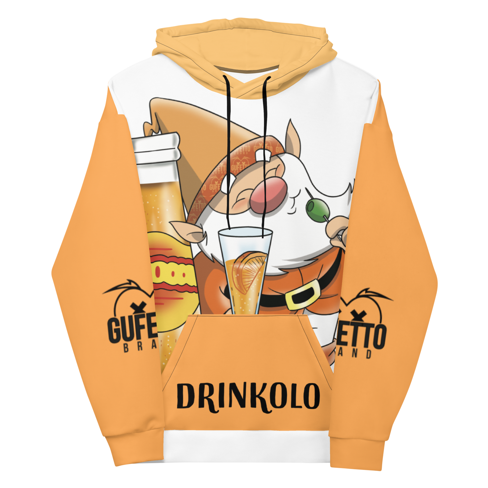 Felpa con cappuccio Uomo/Donna DRINKOLO - Gufetto Brand 