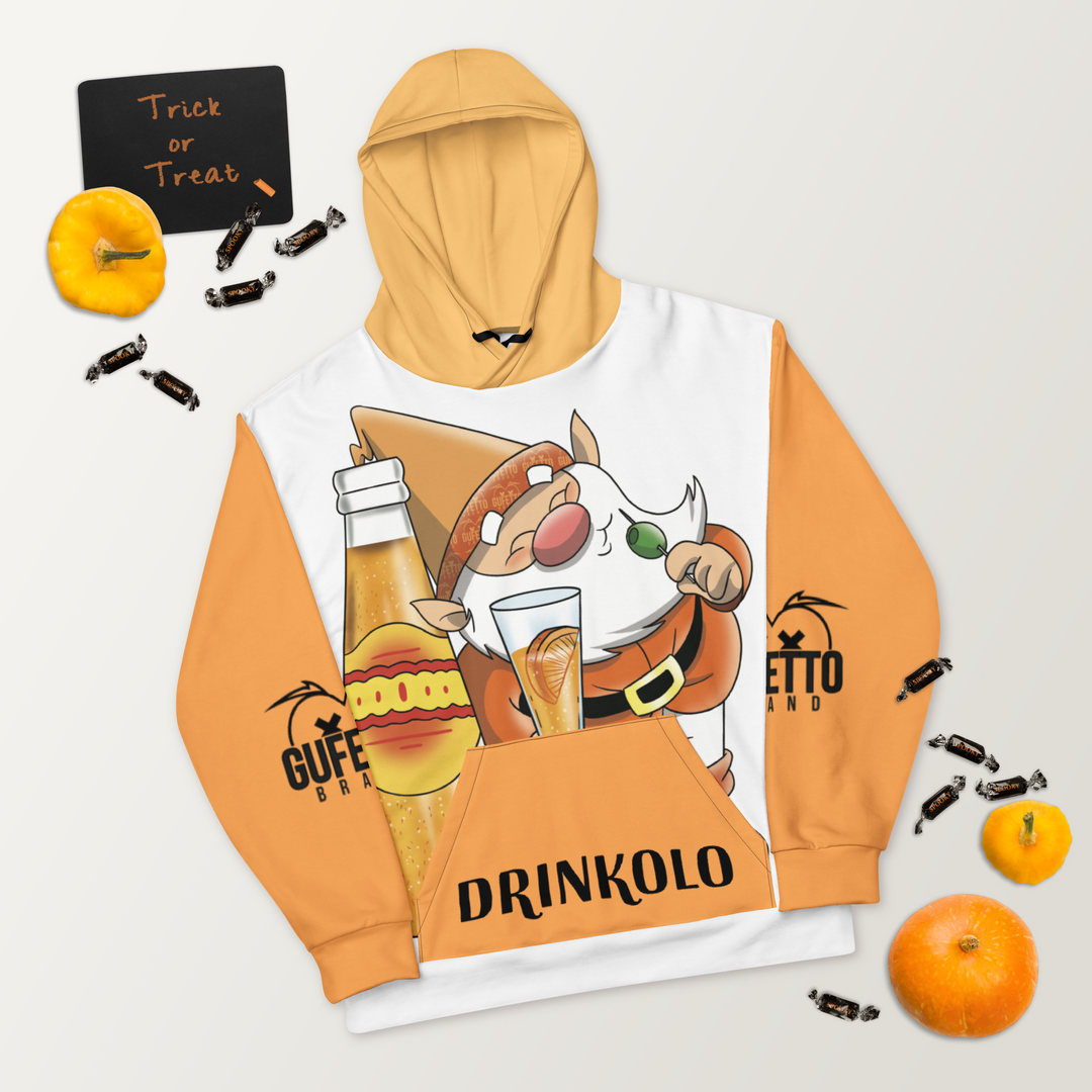 Felpa con cappuccio Uomo/Donna DRINKOLO - Gufetto Brand 