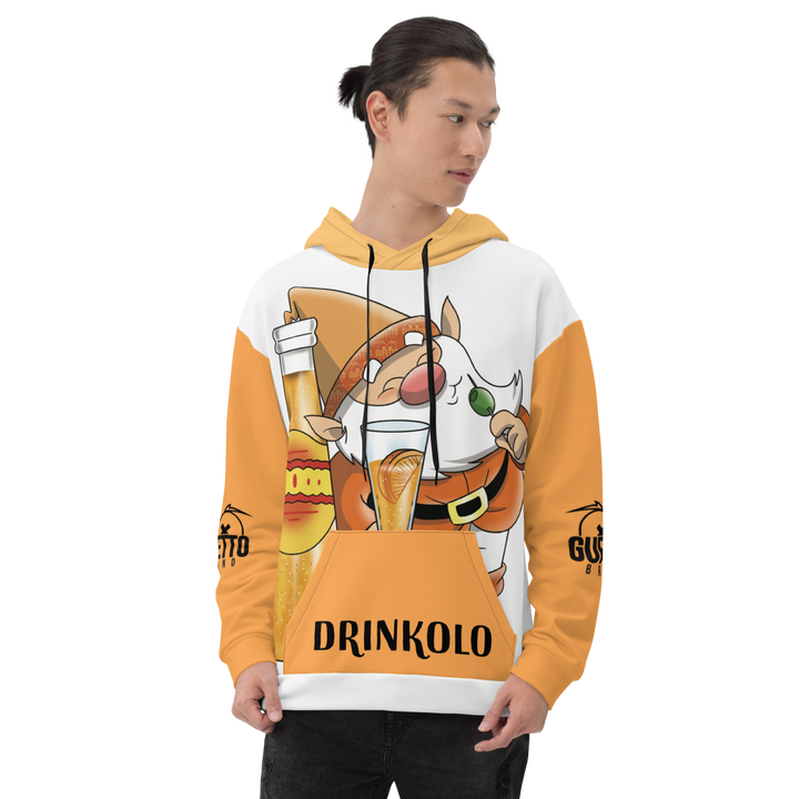 Felpa con cappuccio Uomo/Donna DRINKOLO - Gufetto Brand 