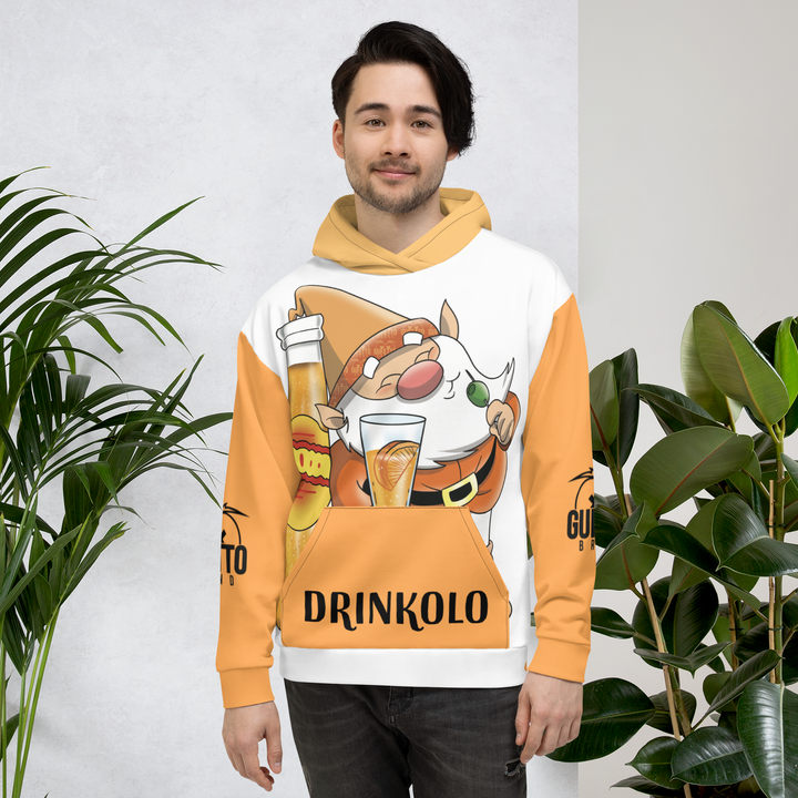 Felpa con cappuccio Uomo/Donna DRINKOLO - Gufetto Brand 