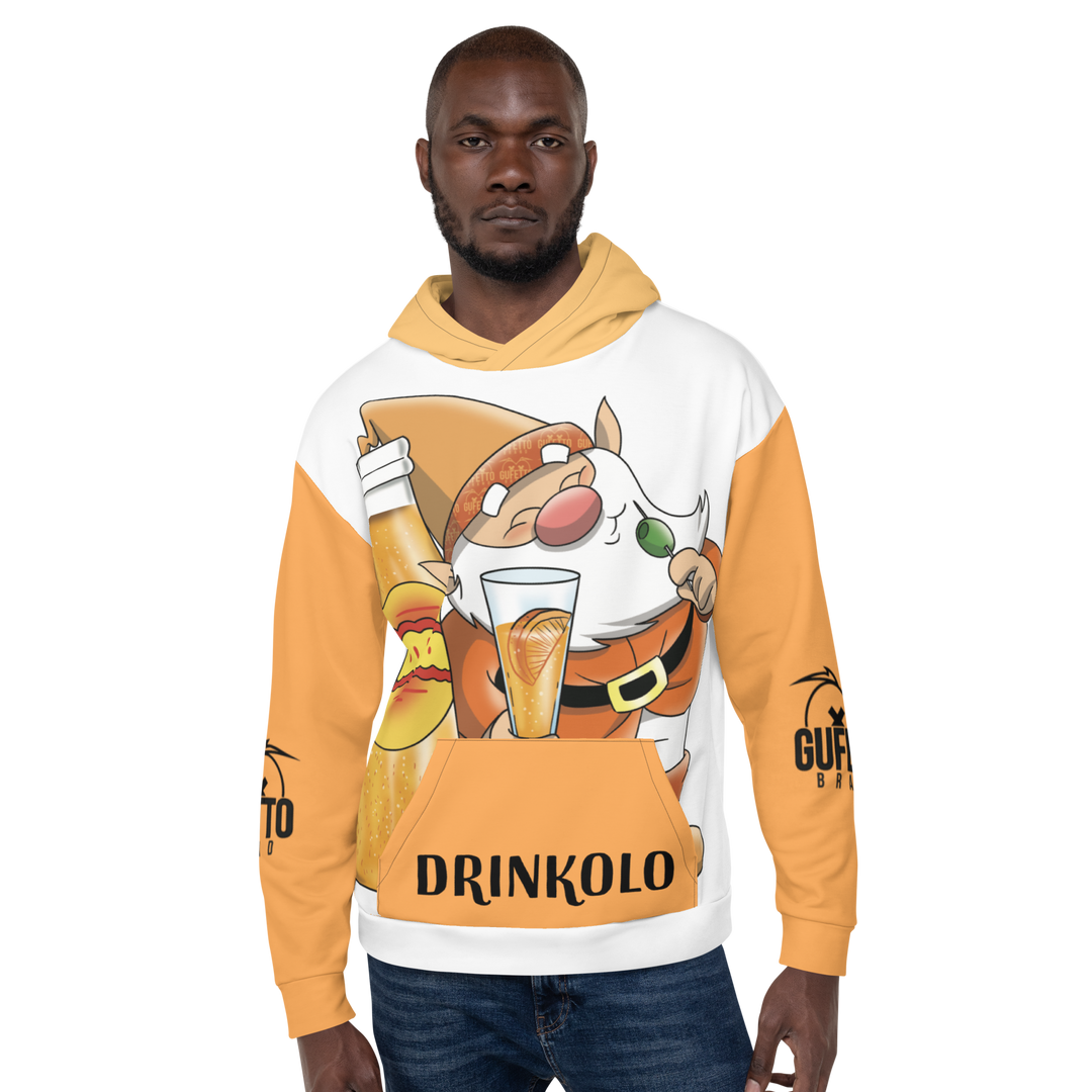 Felpa con cappuccio Uomo/Donna DRINKOLO - Gufetto Brand 