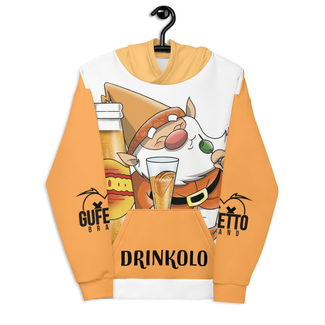 Felpa con cappuccio Uomo/Donna DRINKOLO - Gufetto Brand 
