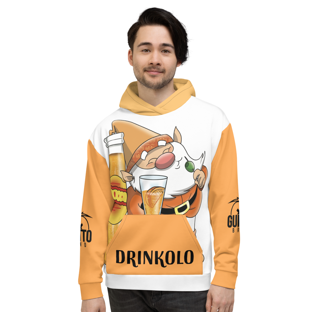 Felpa con cappuccio Uomo/Donna DRINKOLO - Gufetto Brand 