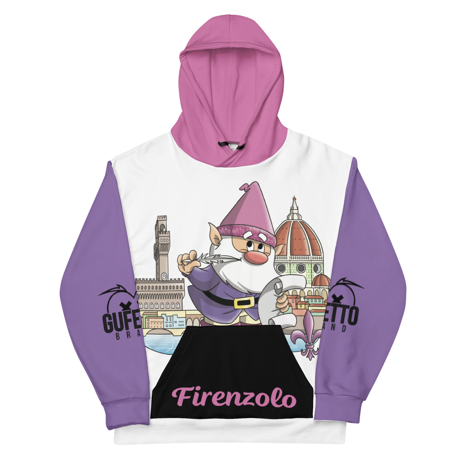 Felpa con cappuccio Uomo/Donna FIRENZOLO - Gufetto Brand 