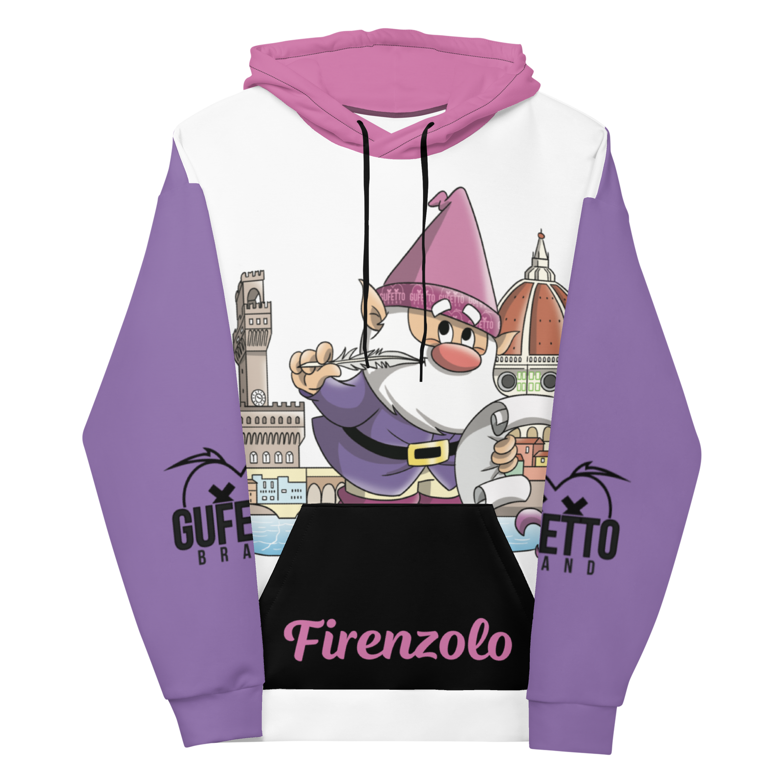 Felpa con cappuccio Uomo/Donna FIRENZOLO - Gufetto Brand 